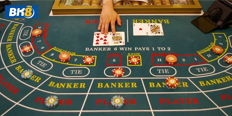 Quan sát bàn cược và bắt Baccarat dây